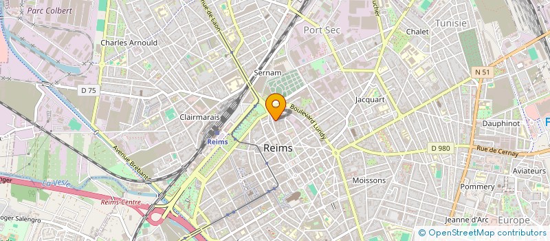 localisation de l'entreprise MCPV DISTRIBUTION à REIMS