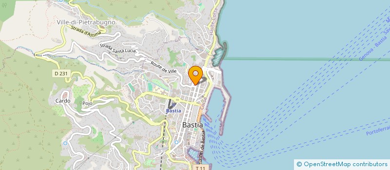 localisation de l'entreprise MCPV INVEST à BASTIA