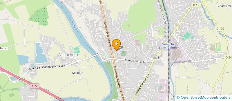 localisation de l'entreprise MCQUA HOLDING  VEAUCHE