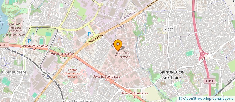 localisation de l'entreprise MCR à NANTES