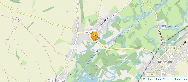 localisation de l'entreprise MCR  SISSY