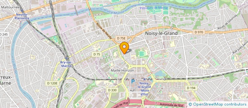 localisation de l'entreprise MCR à NOISY-LE-GRAND