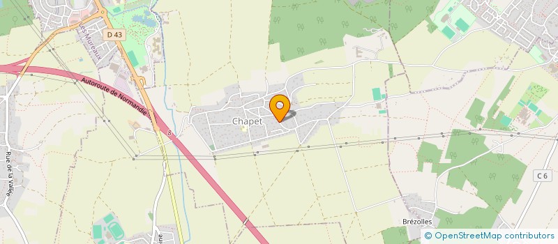 localisation de l'entreprise MCR  CHAPET