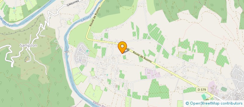 localisation de l'entreprise MCR  VALLON-PONT-D'ARC