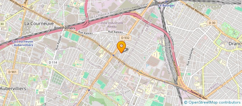 localisation de l'entreprise MCR à LA COURNEUVE