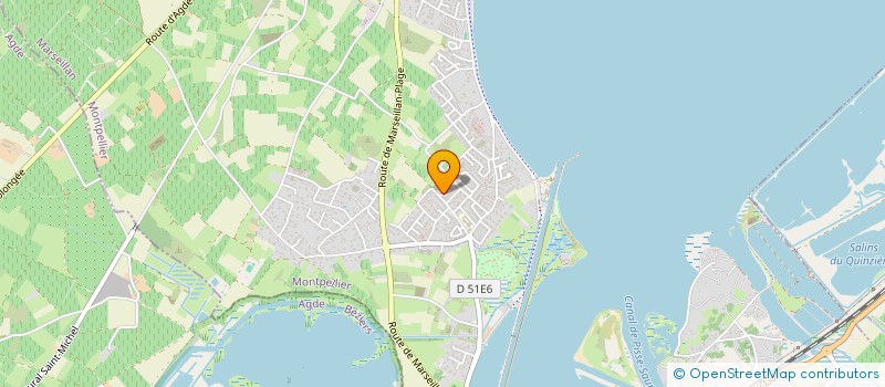 localisation de l'entreprise MCR à MARSEILLAN