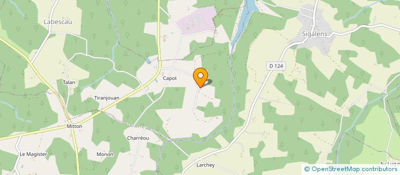 localisation de l'entreprise MCR  LABESCAU