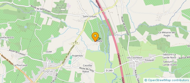 localisation de l'entreprise MCR CONSTRUCTION RENOVATION  PUGNAC