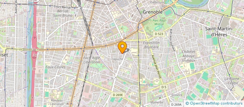 localisation de l'entreprise MCR HABITAT  GRENOBLE