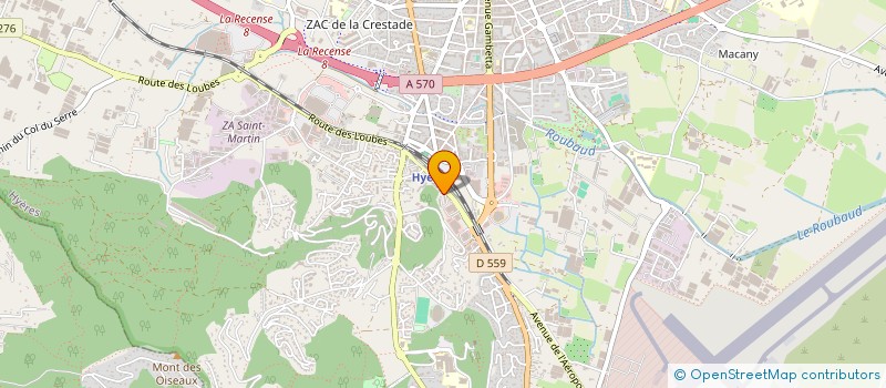 localisation de l'entreprise MCR INTERNATIONAL  HYERES