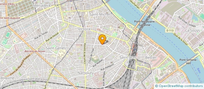 localisation de l'entreprise MCR INVEST à BORDEAUX