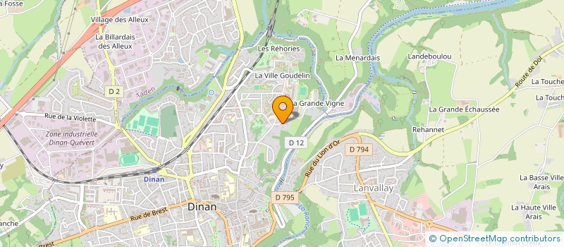 localisation de l'entreprise MCR INVESTISSEMENT  DINAN