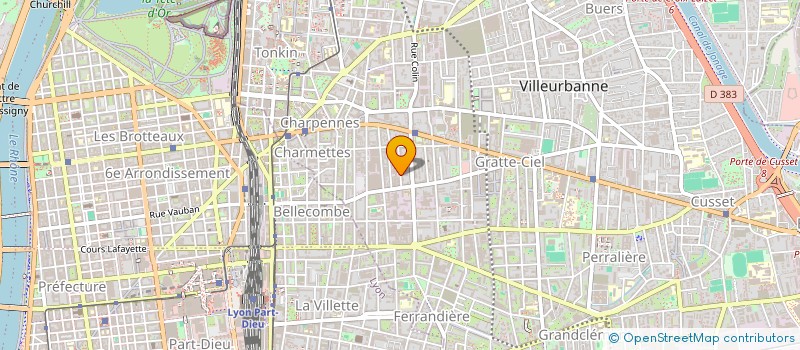 localisation de l'entreprise MCR ORGANISATION à VILLEURBANNE