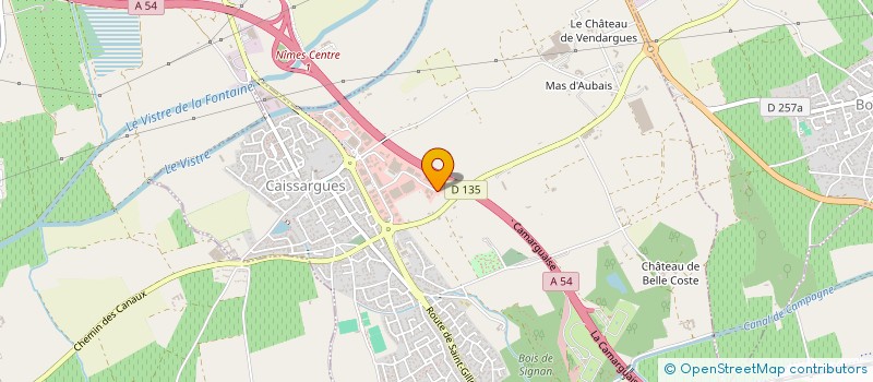 localisation de l'entreprise MCR PISCINES  CAISSARGUES