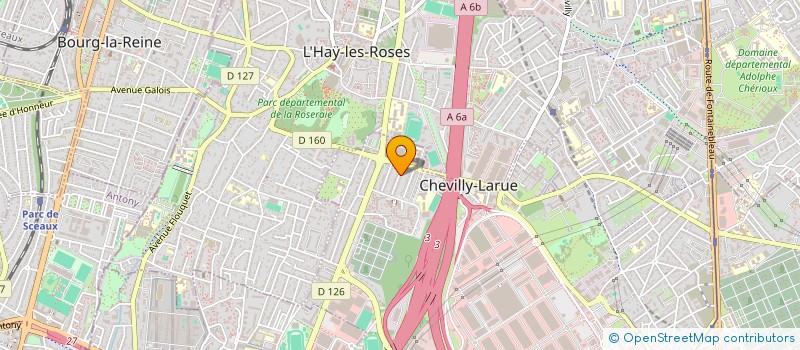 localisation de l'entreprise MCRB  CHEVILLY-LARUE