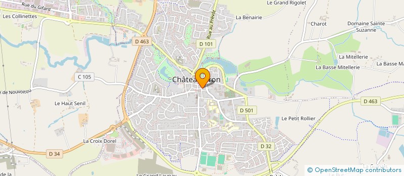 localisation de l'entreprise MCRH à CHATEAUGIRON