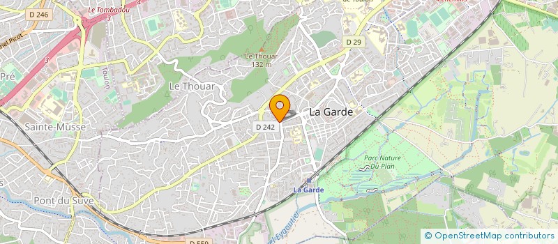 localisation de l'entreprise MCRT à LA GARDE