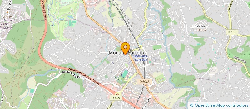 localisation de l'entreprise MCS 3D  MOUANS-SARTOUX