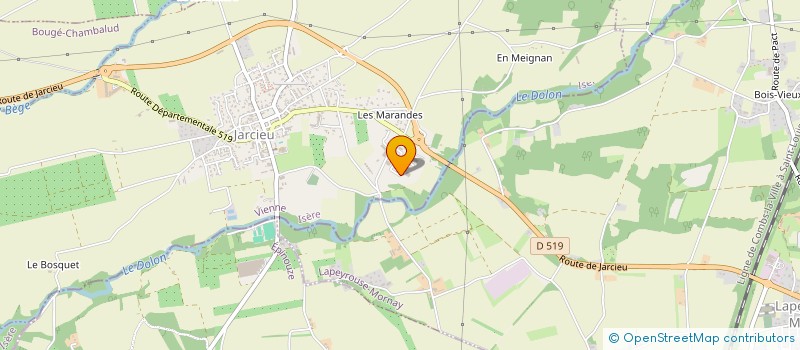 localisation de l'entreprise MCS  JARCIEU