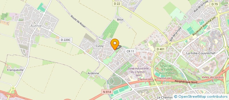 localisation de l'entreprise MCS  SAINT-GERMAIN-LA-BLANCHE-HERBE