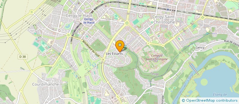 localisation de l'entreprise MCS 72  CERGY