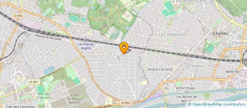 localisation de l'entreprise MCS à GAGNY