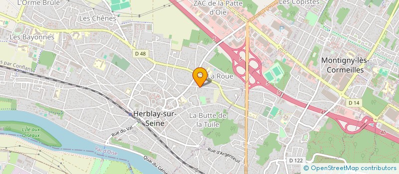 localisation de l'entreprise MCS  HERBLAY-SUR-SEINE