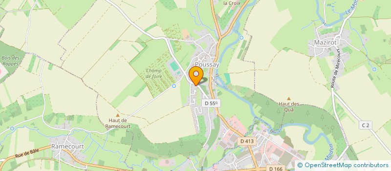 localisation de l'entreprise MCS à POUSSAY