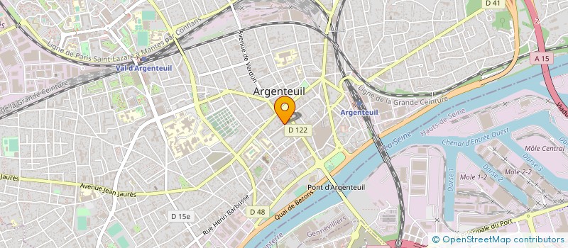 localisation de l'entreprise MCS  ARGENTEUIL