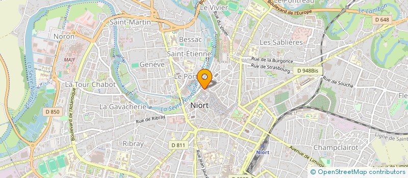 localisation de l'entreprise MCS  NIORT