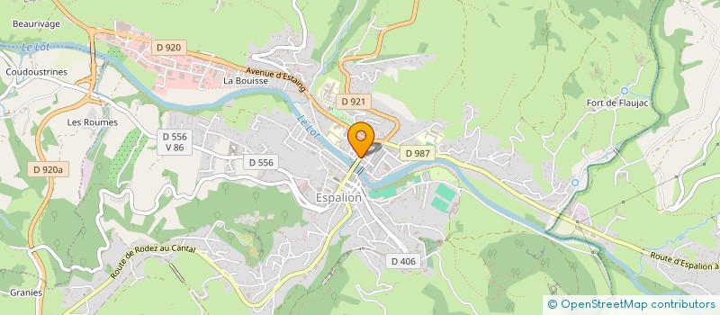 localisation de l'entreprise MCS à ESPALION