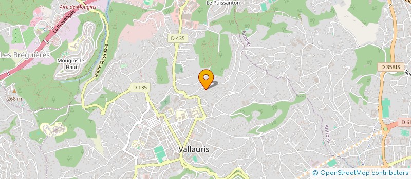 localisation de l'entreprise MCS à VALLAURIS