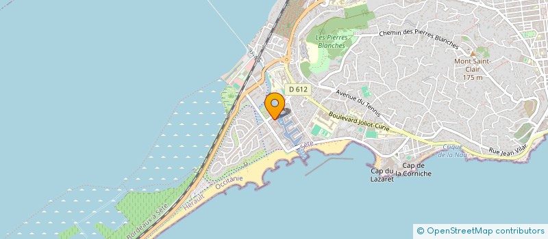 localisation de l'entreprise MCS CATAMARANS à SETE