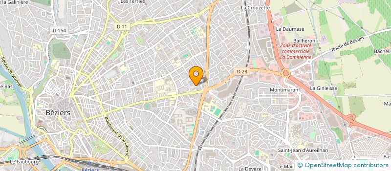 localisation de l'entreprise MCS CONSEILS à BEZIERS
