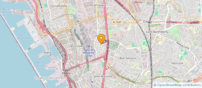 localisation de l'entreprise MCS CONSTRUCTION à MARSEILLE
