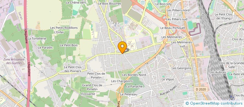 localisation de l'entreprise MCS EXPRESS à SARAN