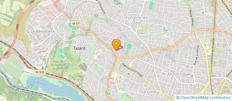 localisation de l'entreprise MCS IMMO  TALANT