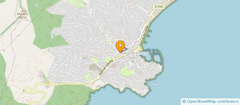 localisation de l'entreprise MCS IMMOBILIER à CAVALAIRE-SUR-MER