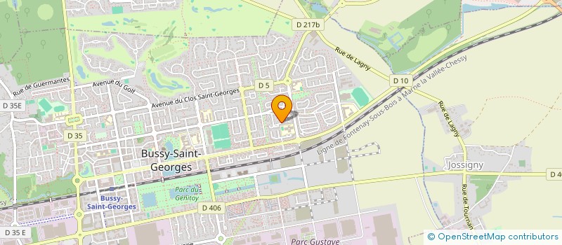 localisation de l'entreprise MCS.IS  BUSSY-SAINT-GEORGES