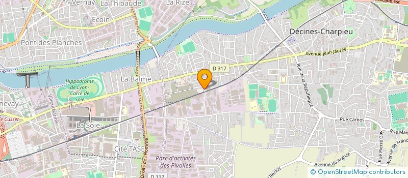 localisation de l'entreprise MCS MONTE-CHARGE SERVICES à DECINES-CHARPIEU