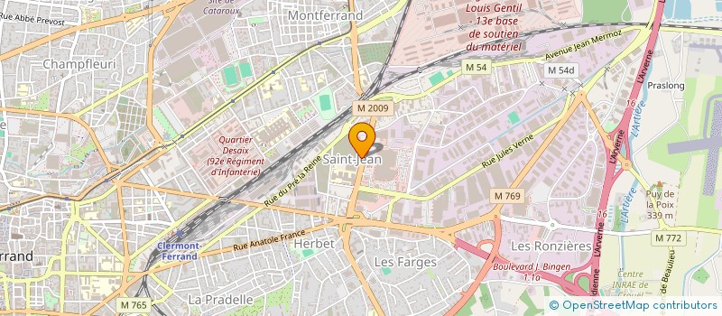 localisation de l'entreprise MCS NACARAT  CLERMONT-FERRAND