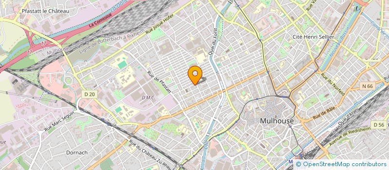 localisation de l'entreprise MCS NET  MULHOUSE