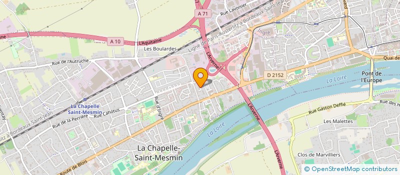 localisation de l'entreprise MCS SARL à LA CHAPELLE-SAINT-MESMIN