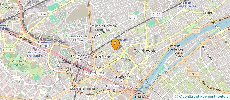 localisation de l'entreprise MCS2 à COURBEVOIE