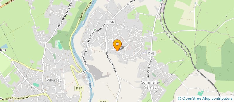 localisation de l'entreprise MCSA  COMMELLE-VERNAY