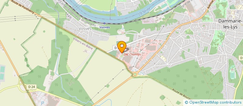 localisation de l'entreprise MCSA SET à DAMMARIE-LES-LYS