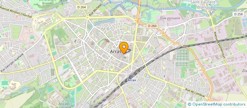 localisation de l'entreprise MCSC à ARRAS