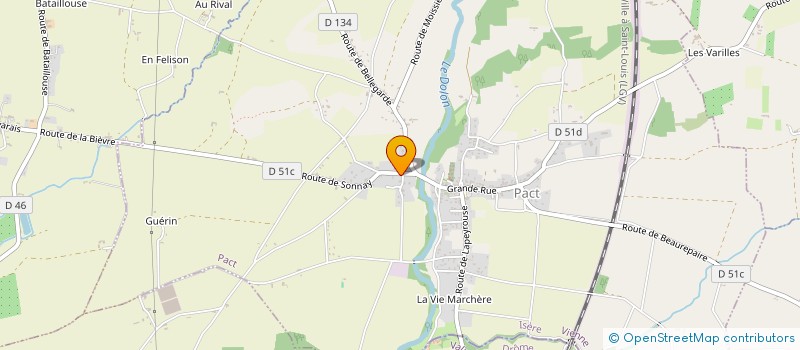 localisation de l'entreprise MCSG  PACT