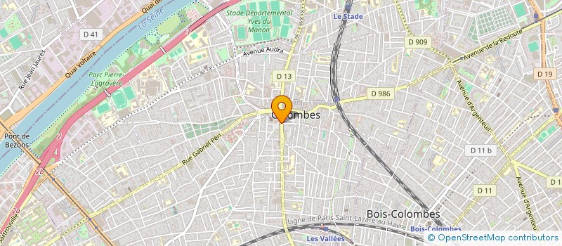 localisation de l'entreprise MCSG INVEST à COLOMBES