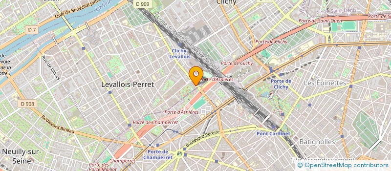 localisation de l'entreprise MCSGH FINANCE à LEVALLOIS-PERRET